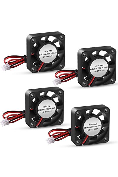 Choice1 4pcs 4010 fan 24V 4PCS 3D Printer Cooling Fan,4010 Blower 40X40 X 10m...