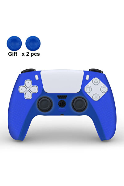 Choice Blue1 Protective Cover Skin for Playstation 5 Controller Anti-slip Sil...