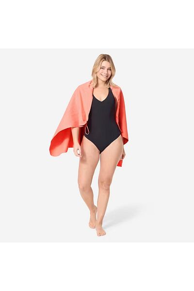 Decathlon Ribbed Microfiber Towel - L - 80 X 130 cm