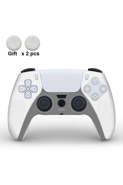 Choice White1 Protective Cover Skin for Playstation 5 Controller Anti-slip Si...