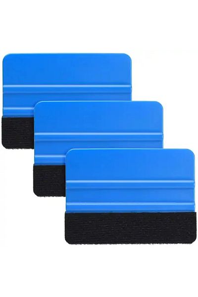 DUTRIEUX 3PCS 1/5pcs Car Film Scraper Vinyl Wrap Film Card Squeegee Auto Foil Wrapping Suede Felt Scraper Car