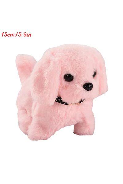 Choice PEP038-A-6 Electronic Walking and Barking Plush Dog Toy Interactive Puppy Dog with Remote Control Le