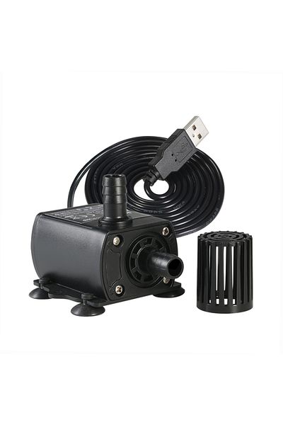 Choice 4.8w Ultra-quiet Mini Usb Dc5v 4.8w 300l/h Lift 300cm Brushless Water Pump Waterproof Submersible Fo