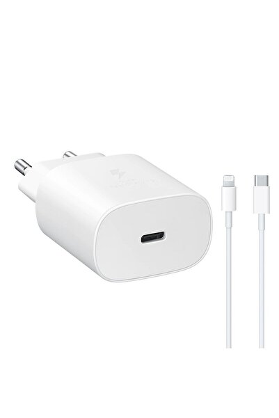 WildTech Iphone 14 Pro Max Tüm Serilerle Uyumlu Hızlı Şarj Aleti Kablo Adaptör Seti 25w