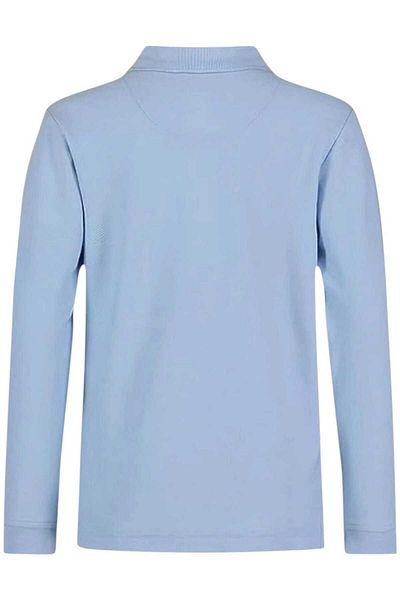 Uniquetrenders Tricou cu gât polo pentru băieți - mânecă lungă, 100% bumbac, uniformă casual și școlară