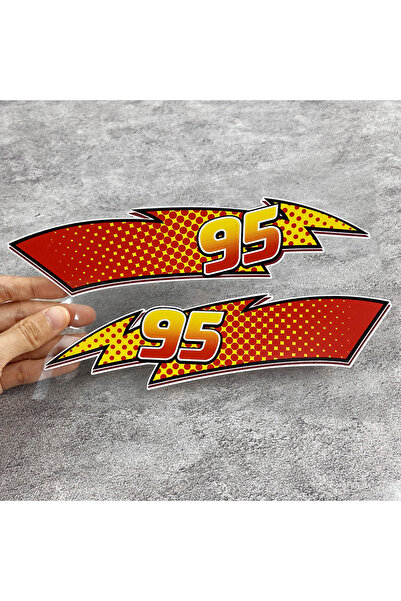 Choice 20 × 6 سم (كل منها 95 إضاءة - زوج واحد 95 ملصقات إضاءة للسيارة مقاومة ...