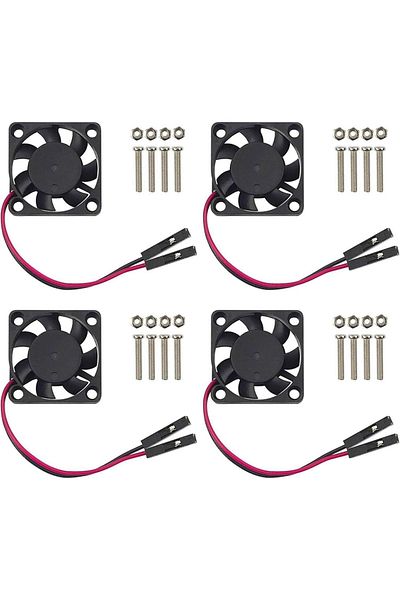 Choice 4pcs 4pcs 3007 Fan for Raspberry Pi 5 30x30x7mm Cooler Fan Pi Brushless Cooling Fan 30MM 1.18in 3.3V