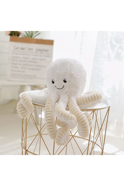 Choice 18cm White 2 Sizes Cute Toy Octopus Plush Animals Toys Pp Cotton Stuffed Animals Doll For Children G