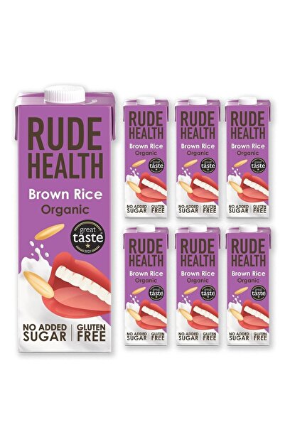 Rude Health Organic Brown Rice Milk 6 x 1L