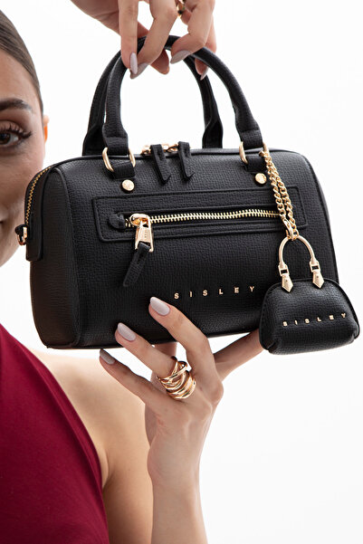 Sisley Жіноча чорна сумочка SLY153