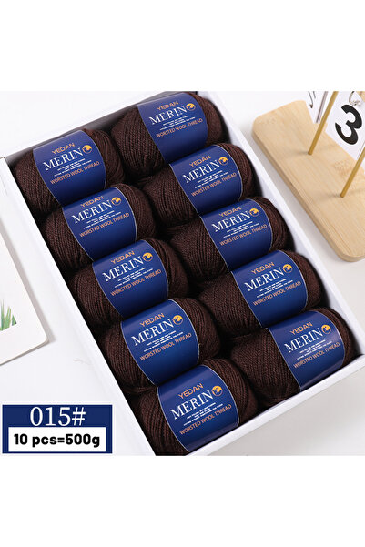 Choice 15 غزل صوف ناعم 500 جرام، صناعة يدوية، أزياء رجالية ونسائية لفصل الخري...