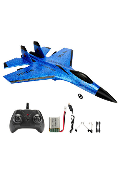 Choice طائرة شراعية زرقاء SU35 RC FX620 FX820 2.4G تعمل بالتحكم عن بعد مع أضو...