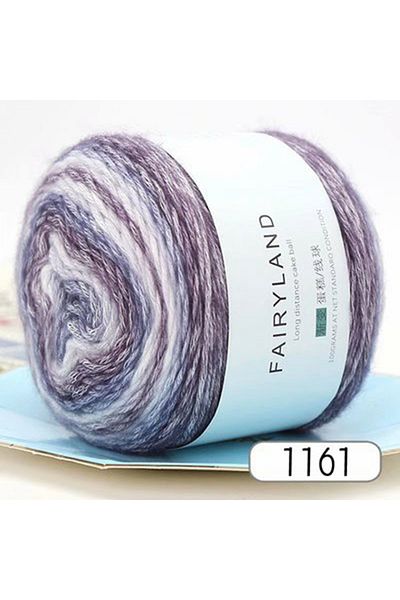 Choice 1161 100g Rainbow Woollen Yarn New Soft Hand Woven Cake Yarn Hat Scarf Sweater Dyeing Crocheting Fan