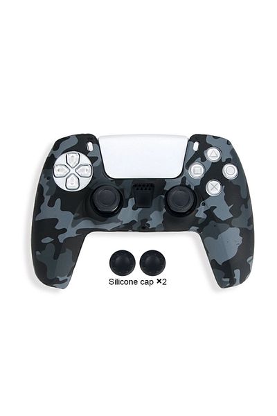 Choice Camo 01 Data Frog Camo Protective Skin Cover For Sony Playstation 5 Silicone Case Grip For Ps5 Contr