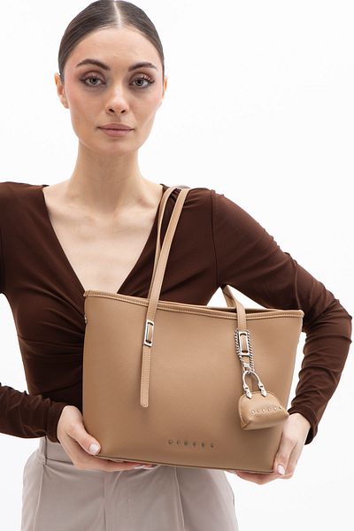 Sisley Дамска чанта Camel SLY148