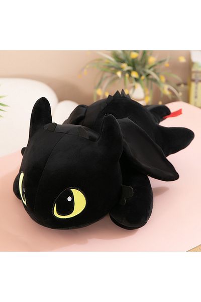 Choice 60cm Black 40/60cm Creative Little Dragon Cute Plush Toy Cushion Modeling Toothless Doll Pillow Home