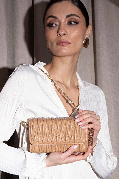Sisley حقيبة كروس نسائية CAMEL SLY190