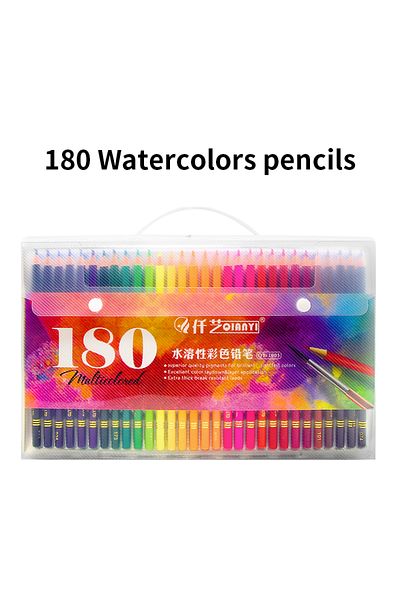 Choice 180 Water soluble 48/120/160/150/180 Professional Oil Color Pencil Soft Wood Watercolor crayon de co