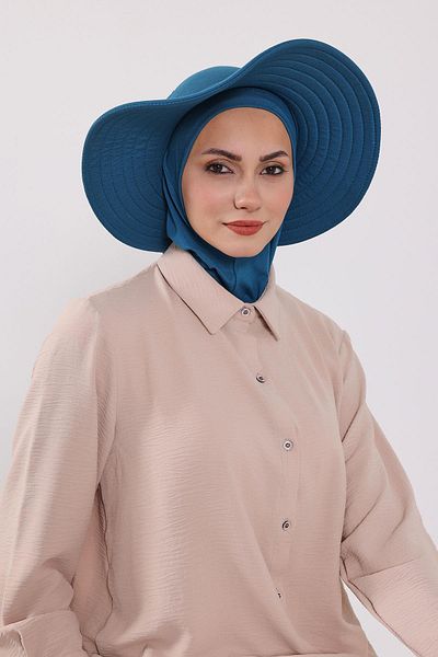 Aisha's Design Ninja Bonnet Turban with Removable Bow Hat on the Back,S-5