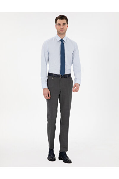 Pierre Cardin Açık Mavi Regular Fit Uzun Kollu Basic Gömlek 50307198-VR003
