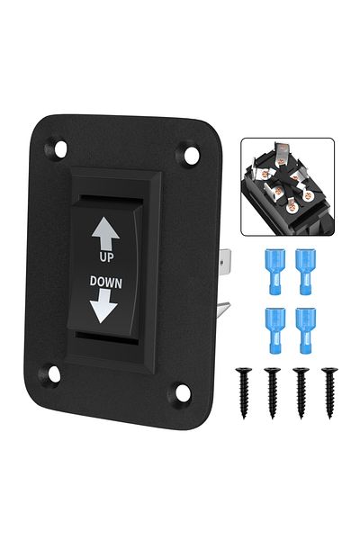 Daiertek Up Down Momentary Reverse Polarity Switch 12v 30a Dpdt Polarity Reversing Switch Rv Powe...