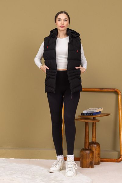 Boymen Waterproof Women's Vest Detachable Hooded Vest Comfortable Fit