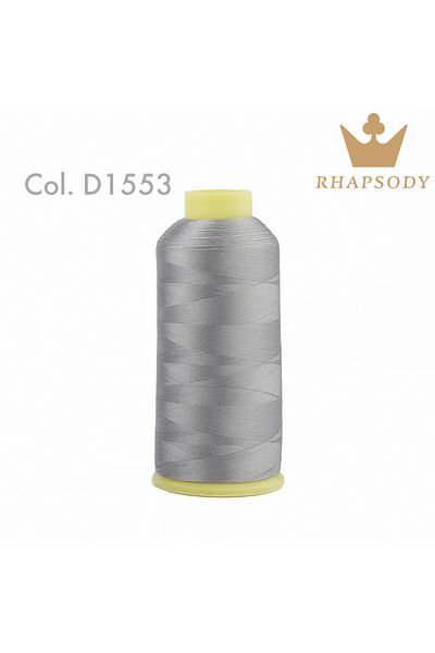 Choice 1553 Ghost Gray 40WT 120D/2 5000m Polyester Embroidery Thread for Brother/Singer Machine Household S