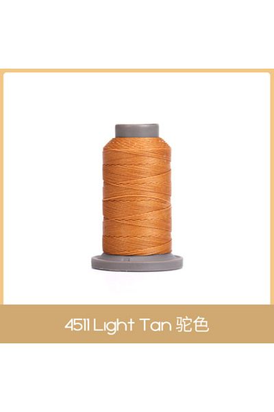 Choice 0.45mm-120m Light Tan-1spool WUTA 70-120m Round Waxed Thread Repair Cord String Polyester Hand Sewin