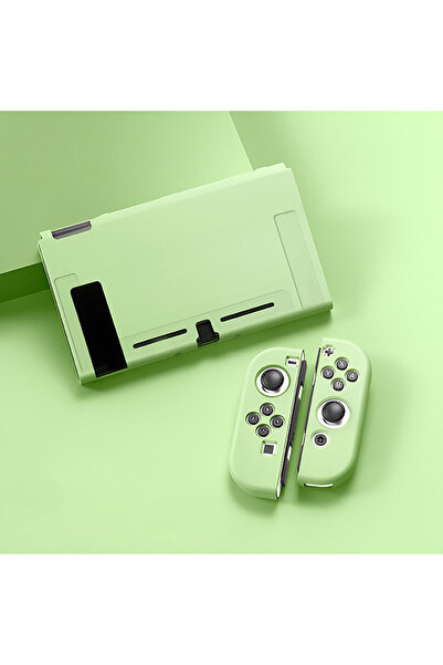 KOQZM NS Green Protective Case Compatible With  Switch OLED Console And Joy-C...