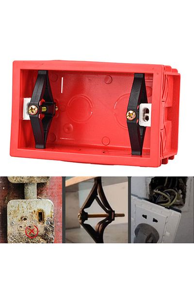Choice Type 118 6pcs 118 Type Switch Socket Bottom Box Repair Screw Broken Old Mounting Box Fast Recovery C