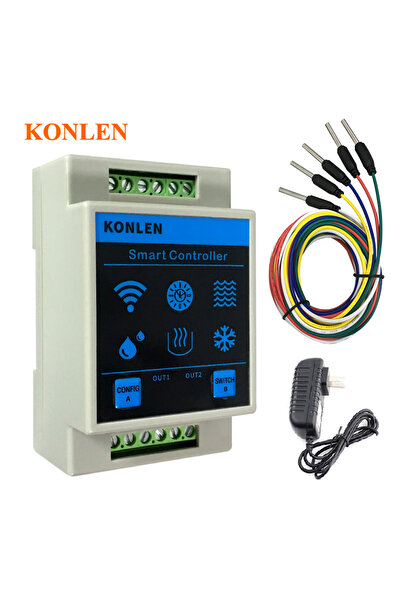 choice2 EU power plug WIFI Water Level Sensor 12V Leak Flow Controller Tuya S...