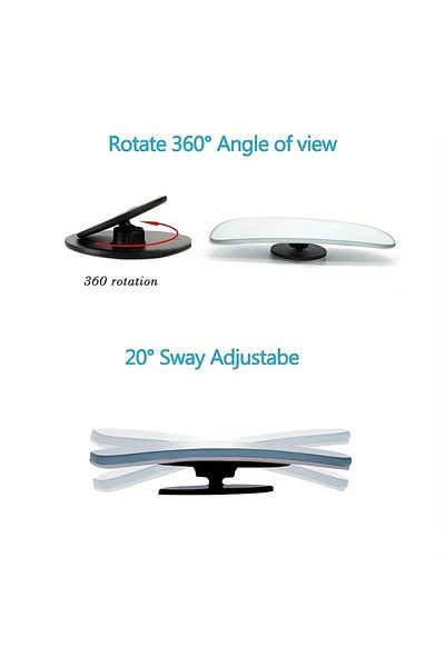 Choice 1 Pair Car Blind Spot Mirror, Car Rearview Mirror Square Mirror, Adjustable Wide Angle Rear View ...