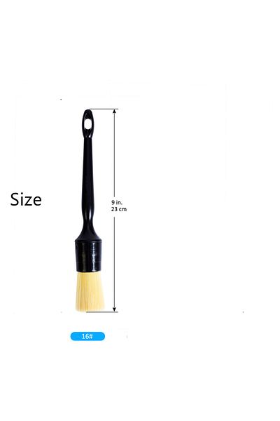 Choice 1 pcs 1/3 PCS Car Exterior Interior Detail Brush Boar Hair Bristle Brushes for Car Cleaning Auto Det