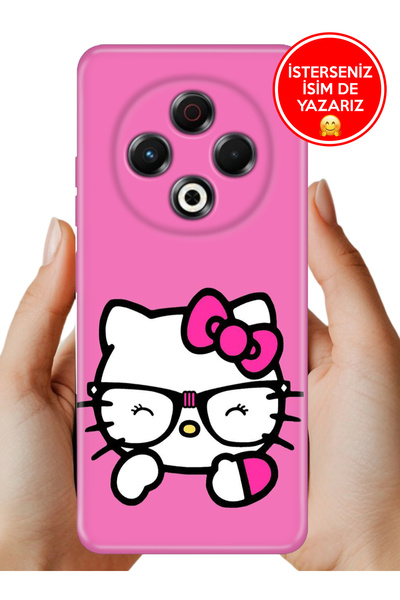 TECNO Spark 30 Kılıf Desenli Baskılı Kamera Korumalı Silikon KittyGo