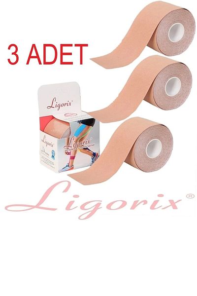 Ligorix شريط رياضي بعشرة ألوان، شريط كينيسيو الرياضي، شريط الألم، 3 قطع