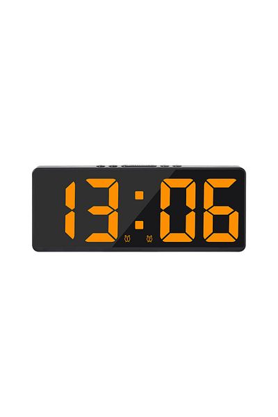 Choice Bo Digital Alarm Clock Voice Control Teperature Snooze Night Mode Desktop Table Clock 12/24h Anti-di