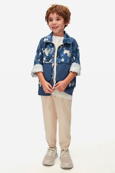 NK 04-08 Years Old Boy Multicolor Triple Suit - Multicolor