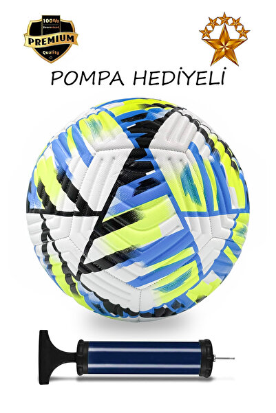 ALASTOR Futbol Topu Pompalı Profesyonel Halı Saha Topu Dikişli Top Kaliteli F...