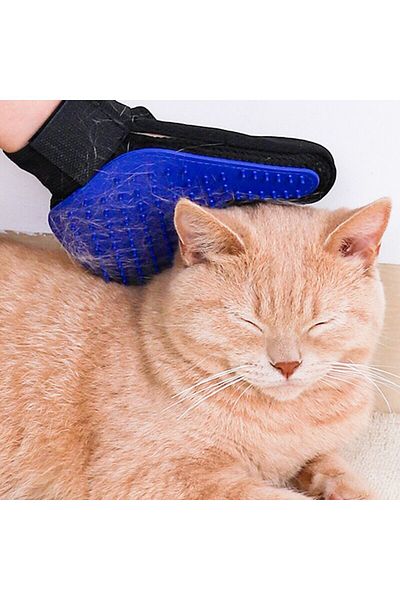 Choice Blue Right Gloves Pet Hair Remover Gloves Cat Dog Massage Bathing Cleaning Grooming Supplies Silicon