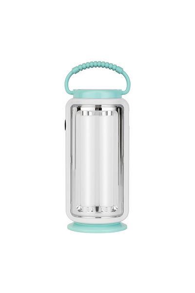 Geepas LED Emergency Lantern with Solar Panel, Energy Efficient Design, 360° Light and 5 Hours Working