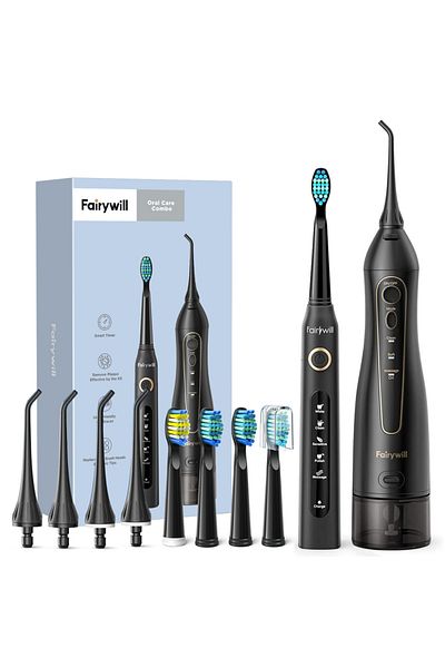 Choice 5020E-507Black Fairywill Water Dental Flosser Teeth Portable Cordless USB Oral Irrigator Cleaner IPX