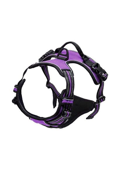 Choice Xl Purple No Pull Dog Harness Front Clip Heavy Duty Reflective Easy Control Handle For Large Dog Wal