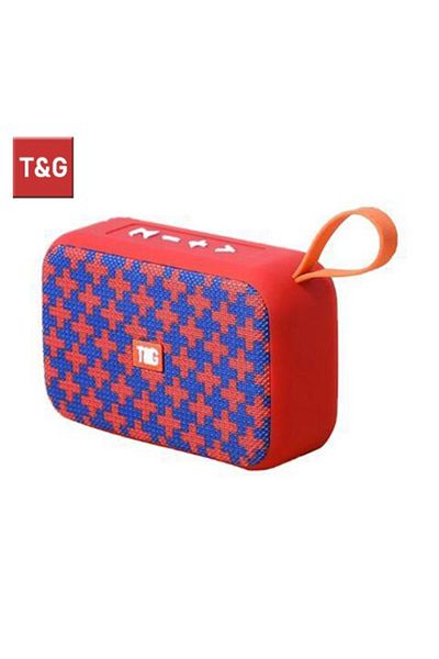 T&G Red Blue Speaker Tg506 Portable Mini Wireless Soundbar Bluetooth 5.0 Outdoor Indoor Hifi Loudspeaker