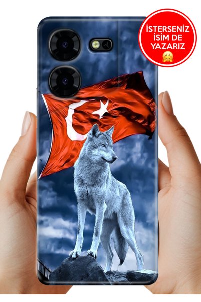 TECNO Pova 5 Pro Kılıf Desenli Baskılı Kamera Korumalı Silikon Türk TC