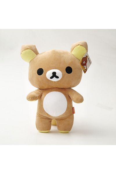 Choice Brown 28cm Kawaii Strawberry Rilakkuma Plush Doll Anime Teddy Bear Rilakkuma Bear Dress up Raccoon P