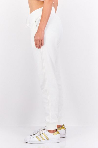 Champion Women Sportswear Fit Embroidered Logo Training Sweatpants, White