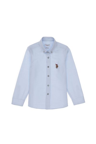 U.S. Polo Assn. Светлосиня тениска с дълъг ръкав за момче 50298017-VR003