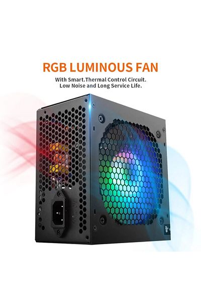 Choice Eu Plug 700w Aigo Ak 700w Pc Psu Power Supply Unit Black Gaming Quiet 120mm Rgb Fan 24pin 12v Atx De