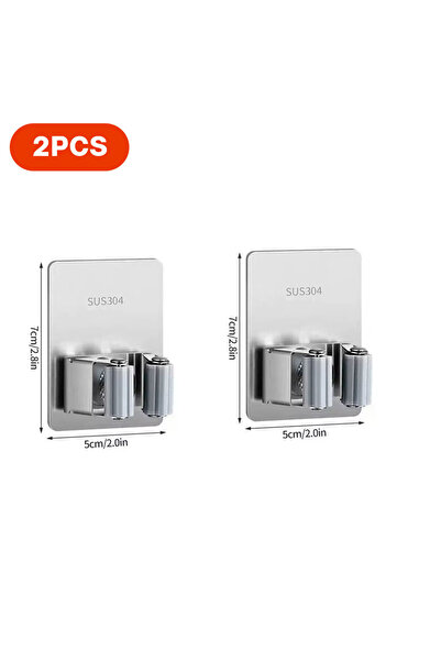 Choice رف تخزين A1 مكون من قطعتين متعدد الأغراض، خطافات لاصقة للتعليق على الح...