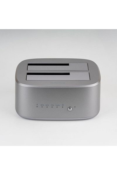 UnionSine EU Adapter UnionSine Dual Bay HDD Docking Station with Offline Clone SATA to USB 3.0 HDD Clone Docki